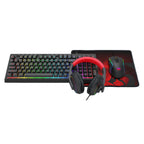 Redragon 4-in-1 Keyboard | Mouse | Mousepad | RGB Headset Gaming Combo-Wolf Media Store