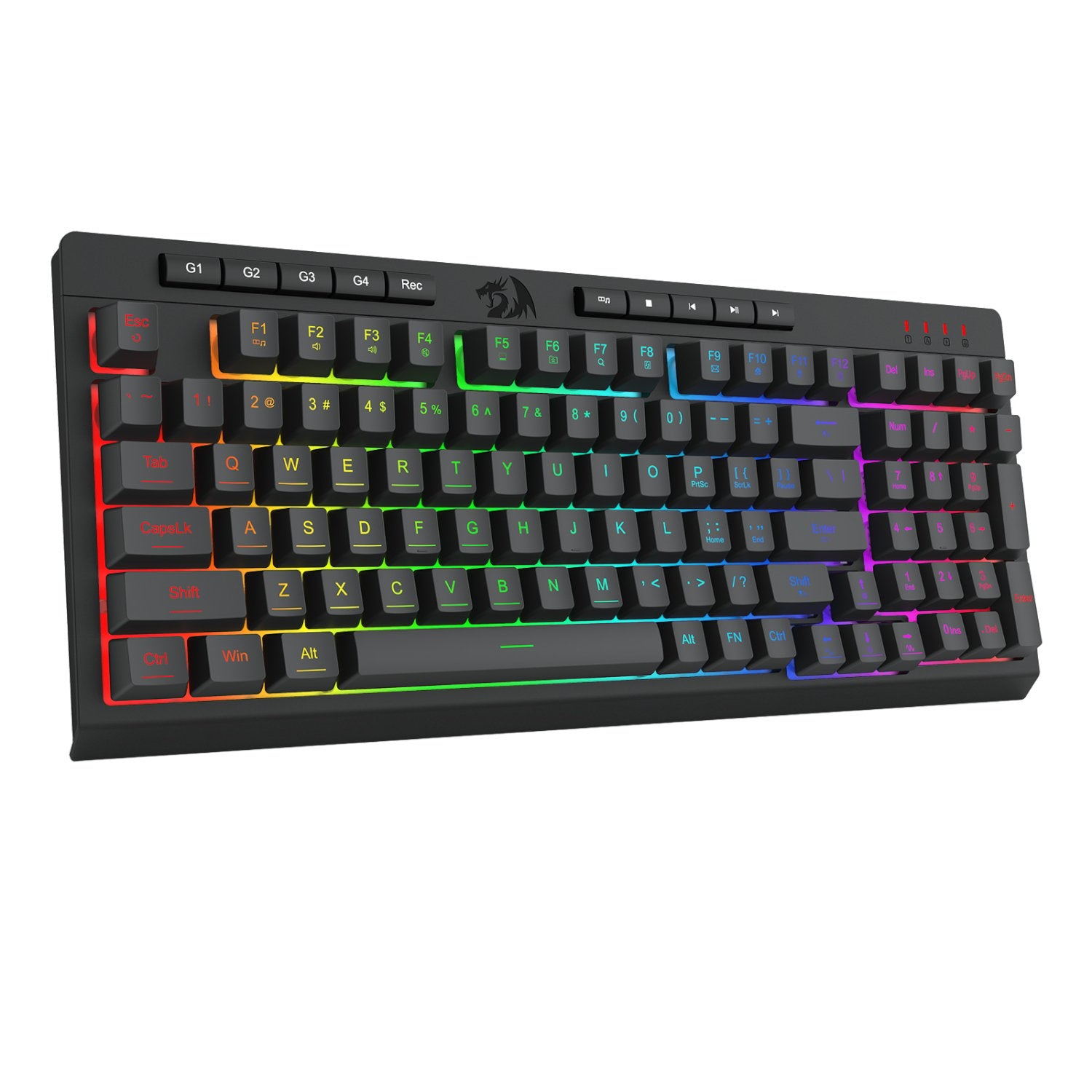 Redragon 4-in-1 Keyboard | Mouse | Mousepad | RGB Headset Gaming Combo-Wolf Media Store