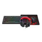 Redragon 4-in-1 Keyboard | Mouse | Mousepad | Headset Gaming Combo-Wolf Media Store
