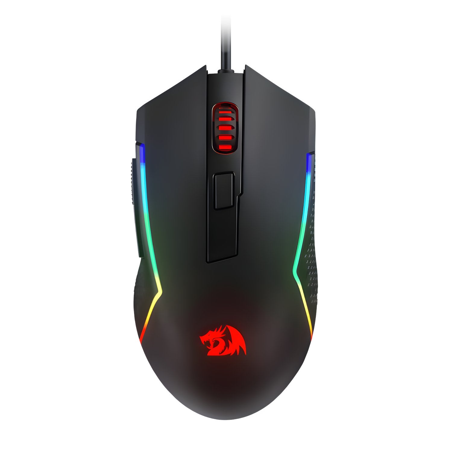 Redragon M616 TRIDENT 10000DPI RGB Gaming Mouse - Black-Wolf Media Store
