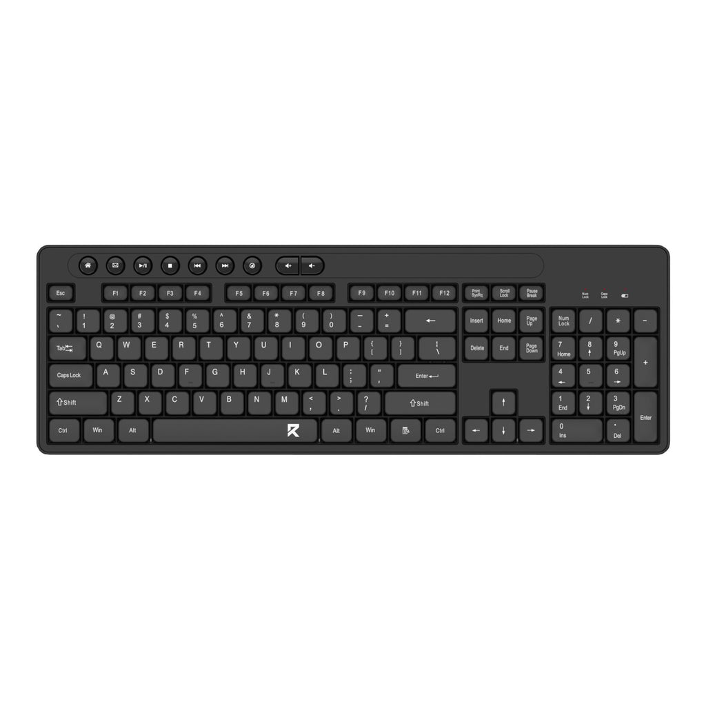 Redragon BK-7094 Full-sized Wireless Office Keyboard-Wolf Media Store