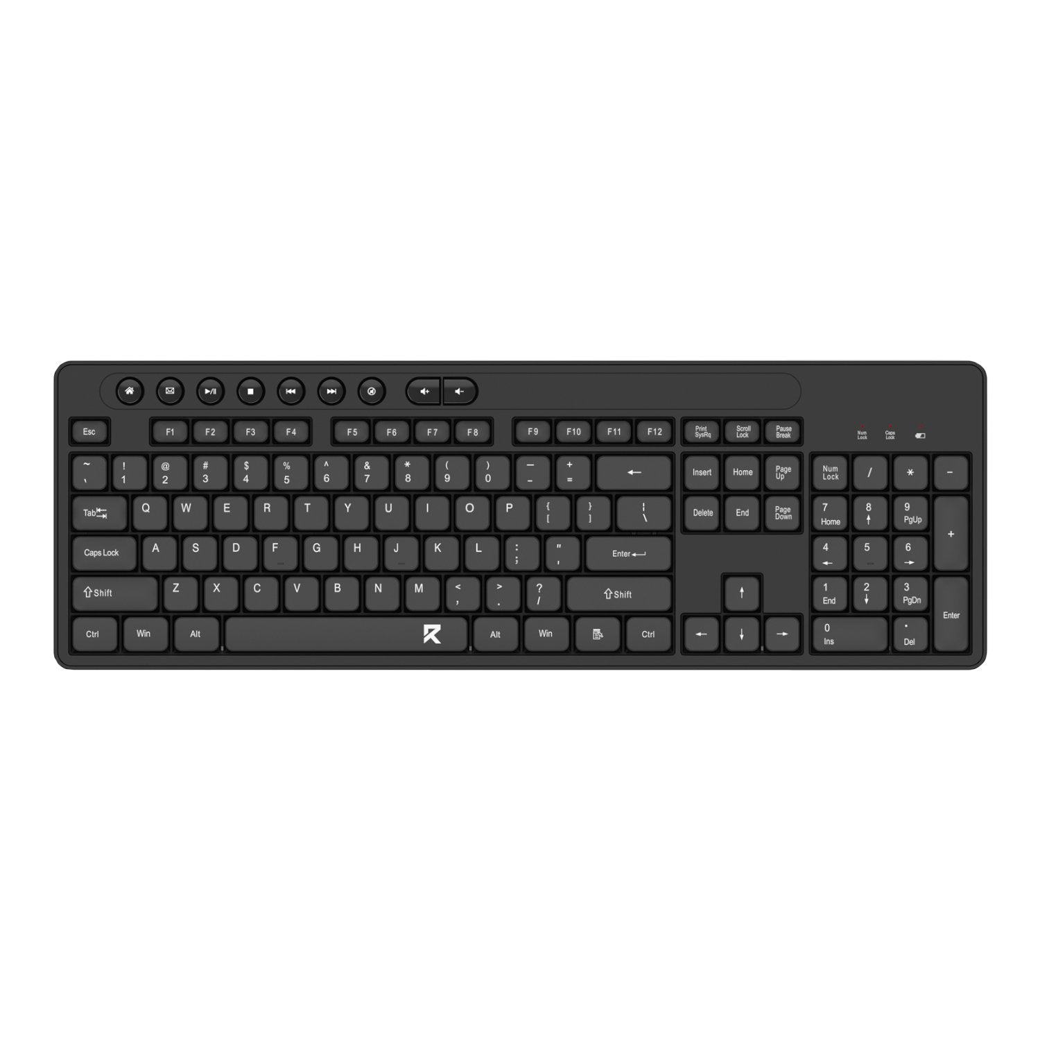 Redragon BK-7094 Full-sized Wireless Office Keyboard-Wolf Media Store