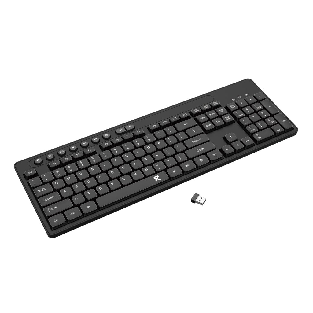 Redragon BK-7094 Full-sized Wireless Office Keyboard-Wolf Media Store