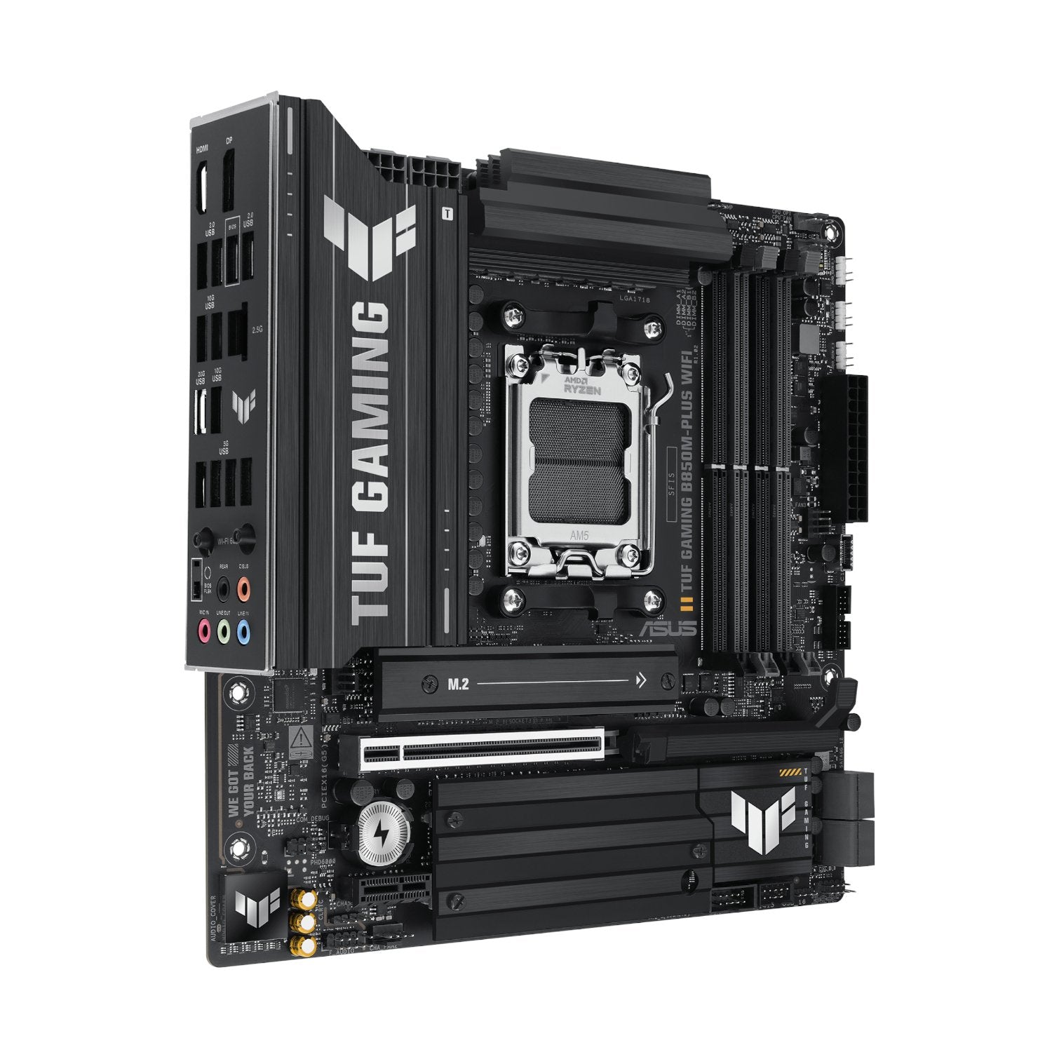 Asus TUF Gaming B850M-PLUS WIFI AM5 Micro ATX Gaming Motherboard