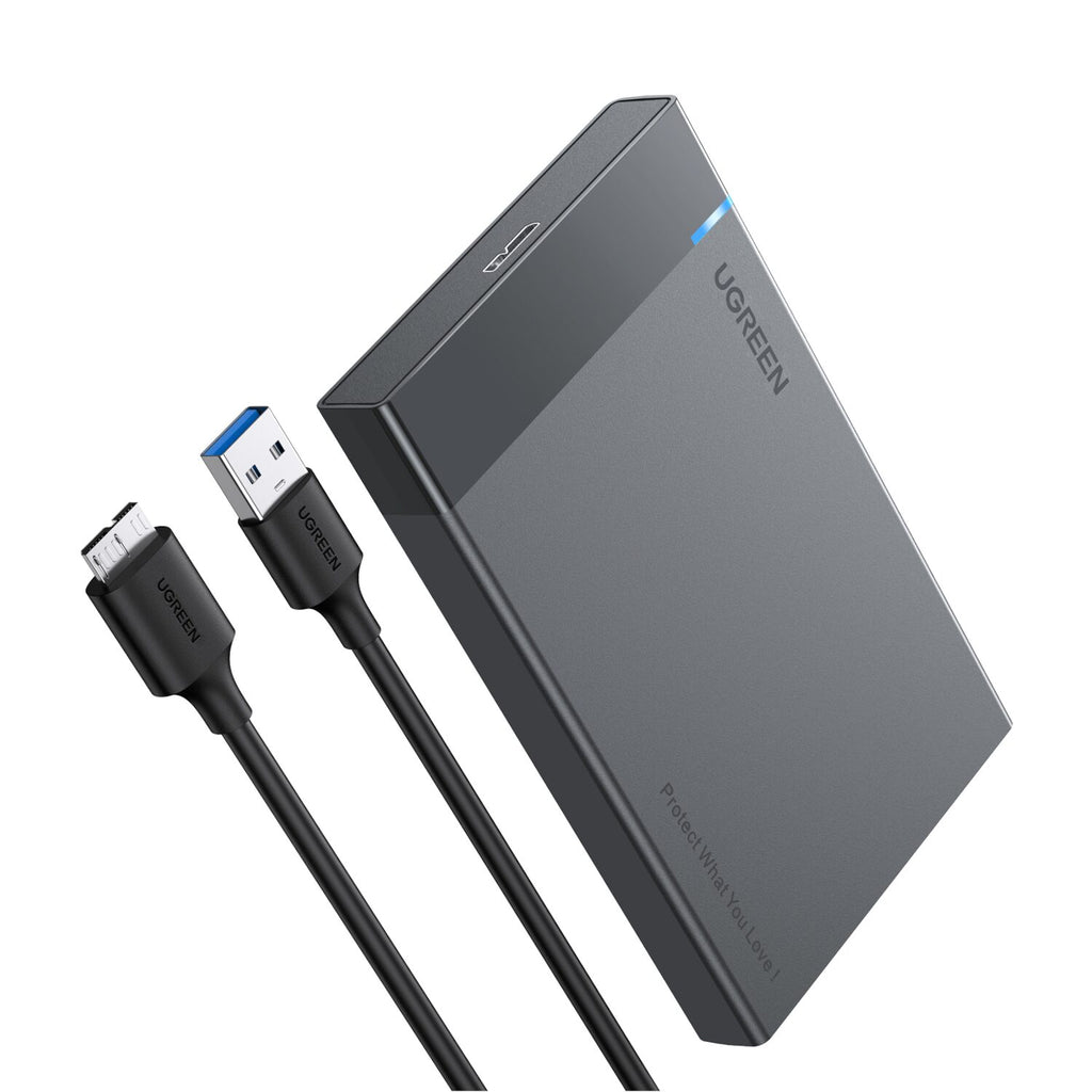 UGREEN 2.5'' SATA Hard Drive USB 3.0 Enclosure, UASP, 6Gbps - Wolf Media Store