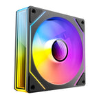 Antec VISION PWM 120mm ARGB Reverse Infinity Mirror Case Fan 3 Pack Black - Wolf Media Store