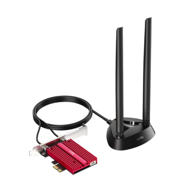 Cudy 3000Mbps WiFi 6 + BT 5.0 PCI-E Adapter-Wolf Media Store