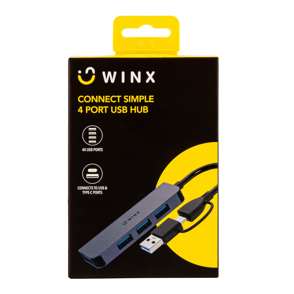 WINX CONNECT Simple USB/Type-C Hub-Wolf Media Store