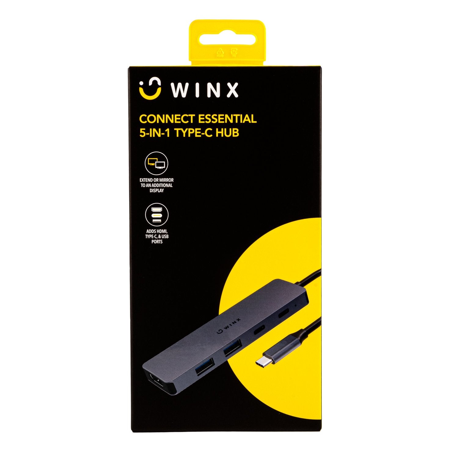 WINX CONNECT Essential 5-in-1 Type-C Hub-Wolf Media Store