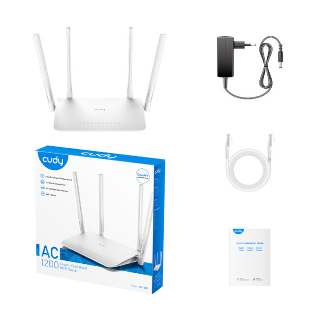 Cudy AC1200 Gigabit Wi-Fi Mesh Router-Wolf Media Store