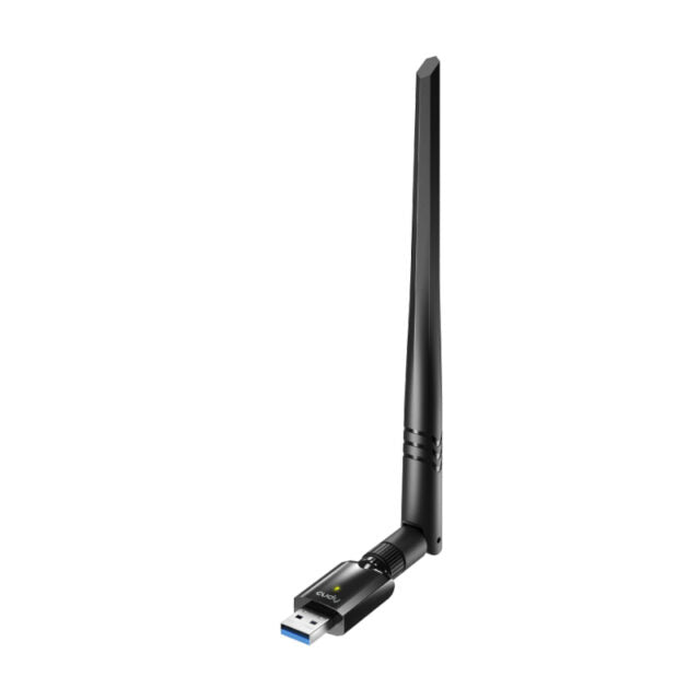 Cudy 1300Mbps High Gain WiFi USB3.0 Adapter with High Gain Antenna-Wolf Media Store