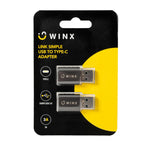 WINX LINK Simple USB to Type-C Adapter Dual Pack-Wolf Media Store
