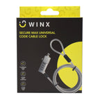 WINX Secure Max Universal Code Cable Lock-Wolf Media Store