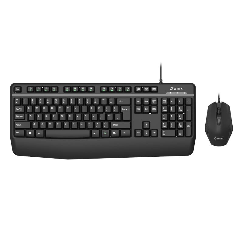 WINX DO Essential Wired Keyboard and Mouse Combo-Wolf Media Store