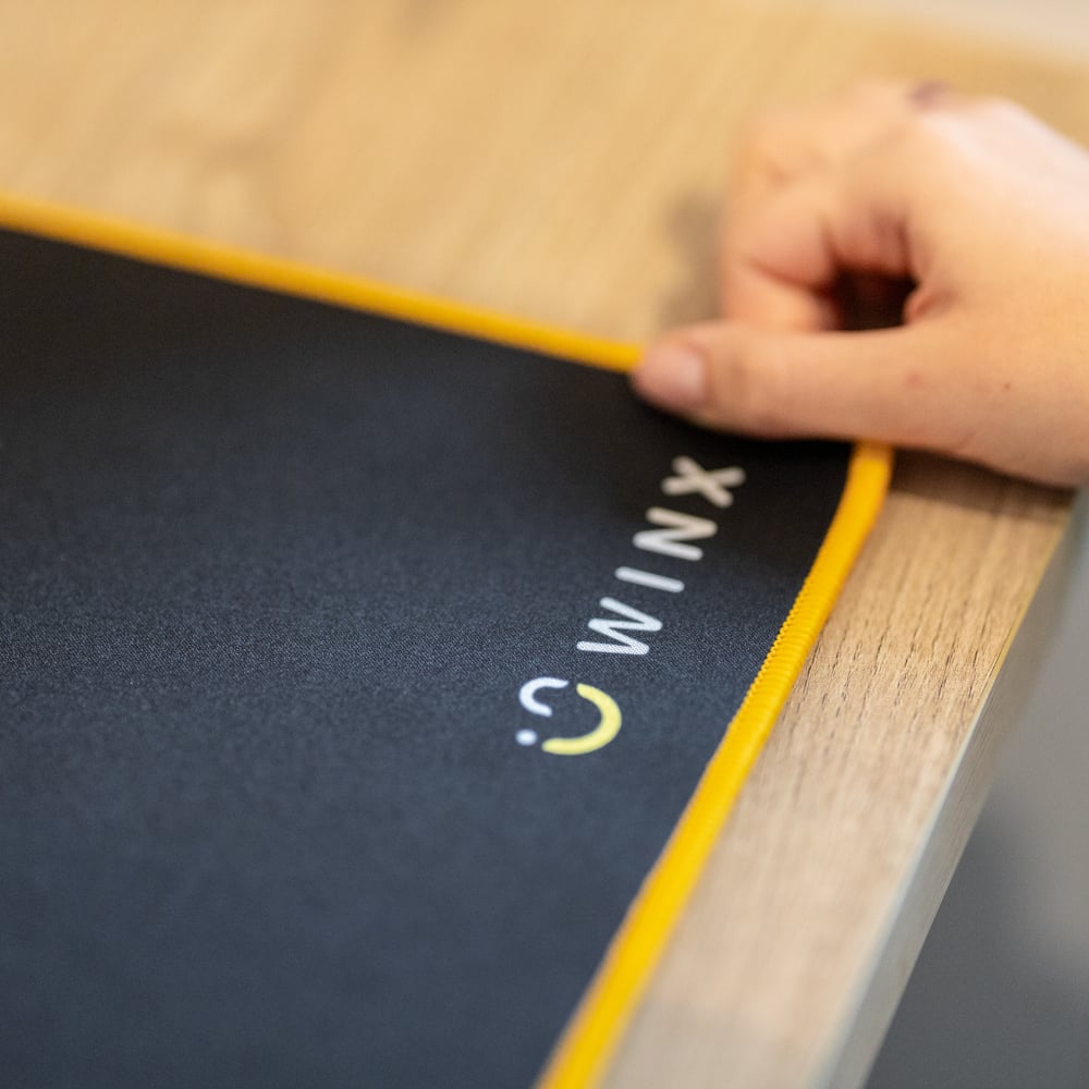 WINX GLIDE Black Extra Large Mouse Pad-Wolf Media Store