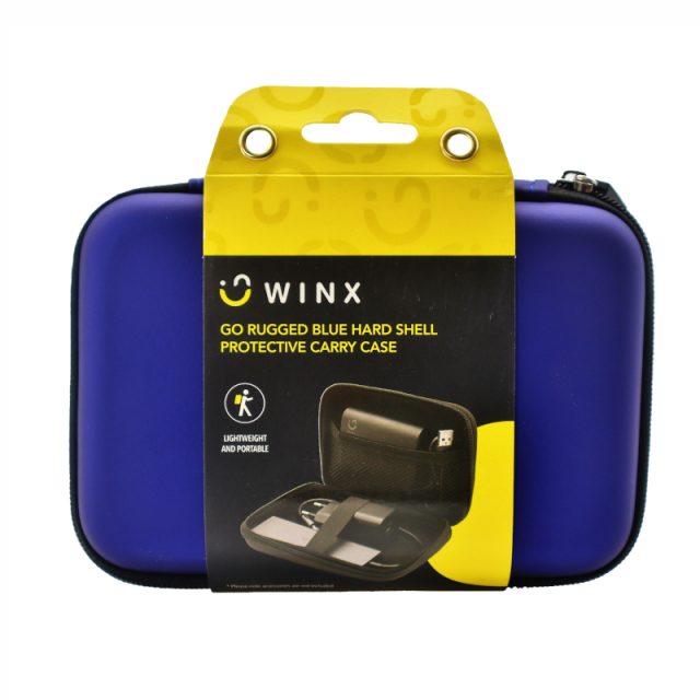 Winx Go Rugged Hardshell Protective Carry Case - Blue-Wolf Media Store