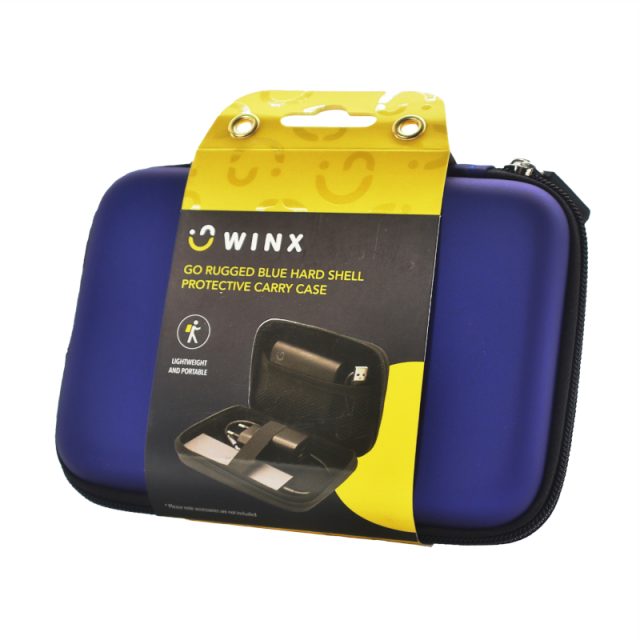 Winx Go Rugged Hardshell Protective Carry Case - Blue-Wolf Media Store