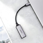 UGREEN CM199-50737 Type-C to Gigabit Ethernet Adapter - Silver-Wolf Media Store
