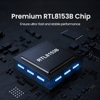 UGREEN CM199-50737 Type-C to Gigabit Ethernet Adapter - Silver-Wolf Media Store