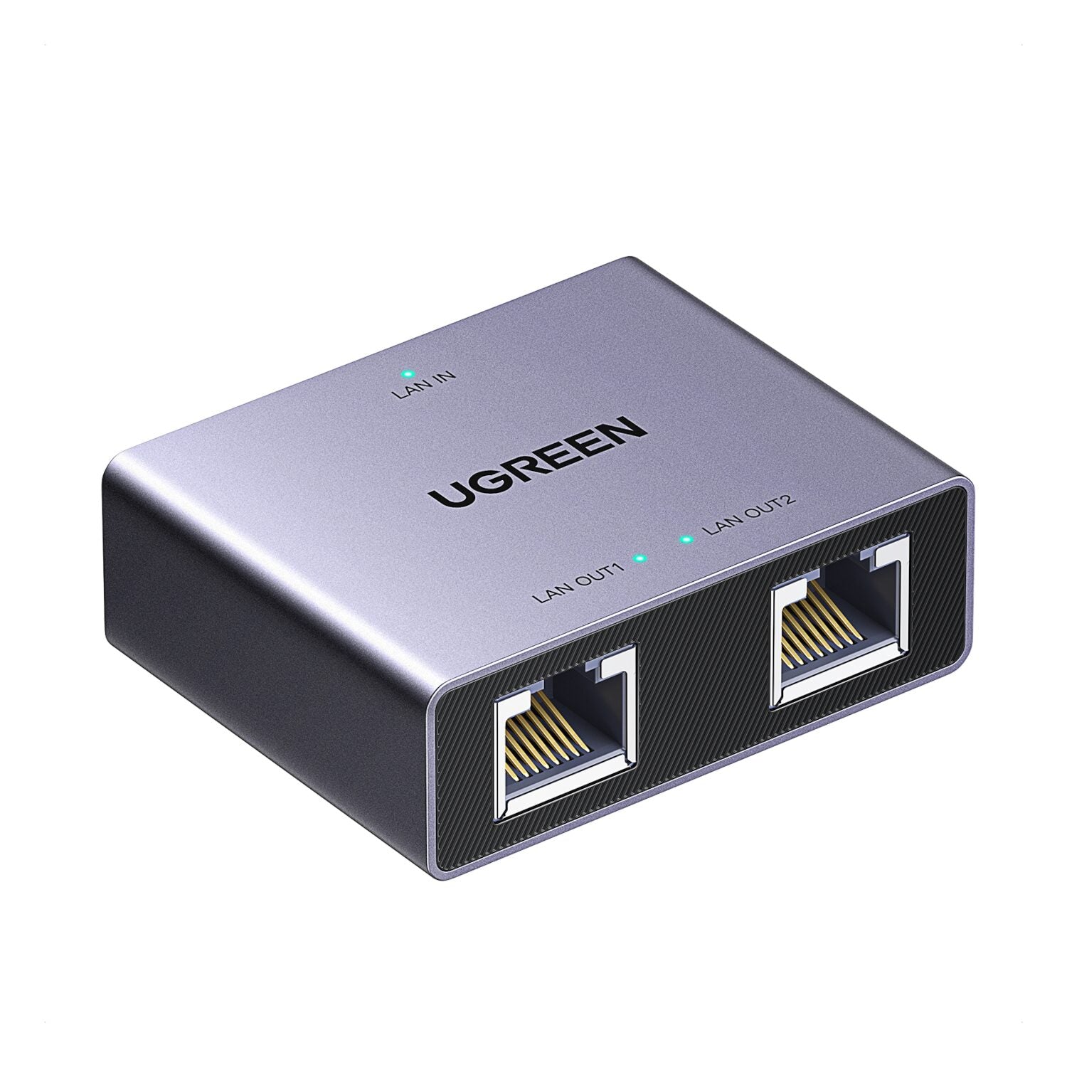 UGREEN 1-to-2 Gigabit Ethernet Splitter, 1000Mbps LAN Network Adapter - Wolf Media Store