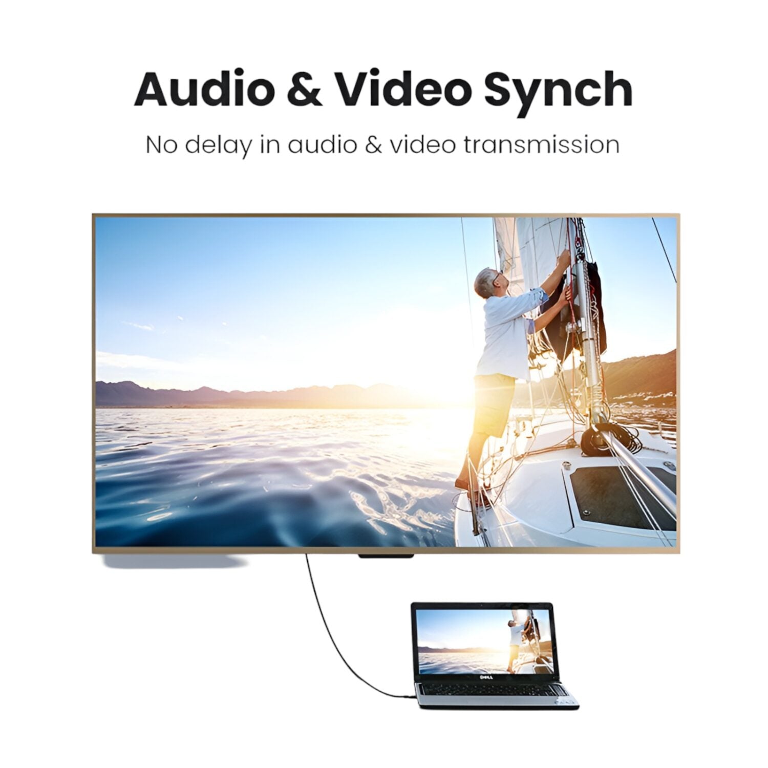 UGREEN HD101-10170 HDMI 4K Ferrite Core Cable Male to Male 10m - Wolf Media Store