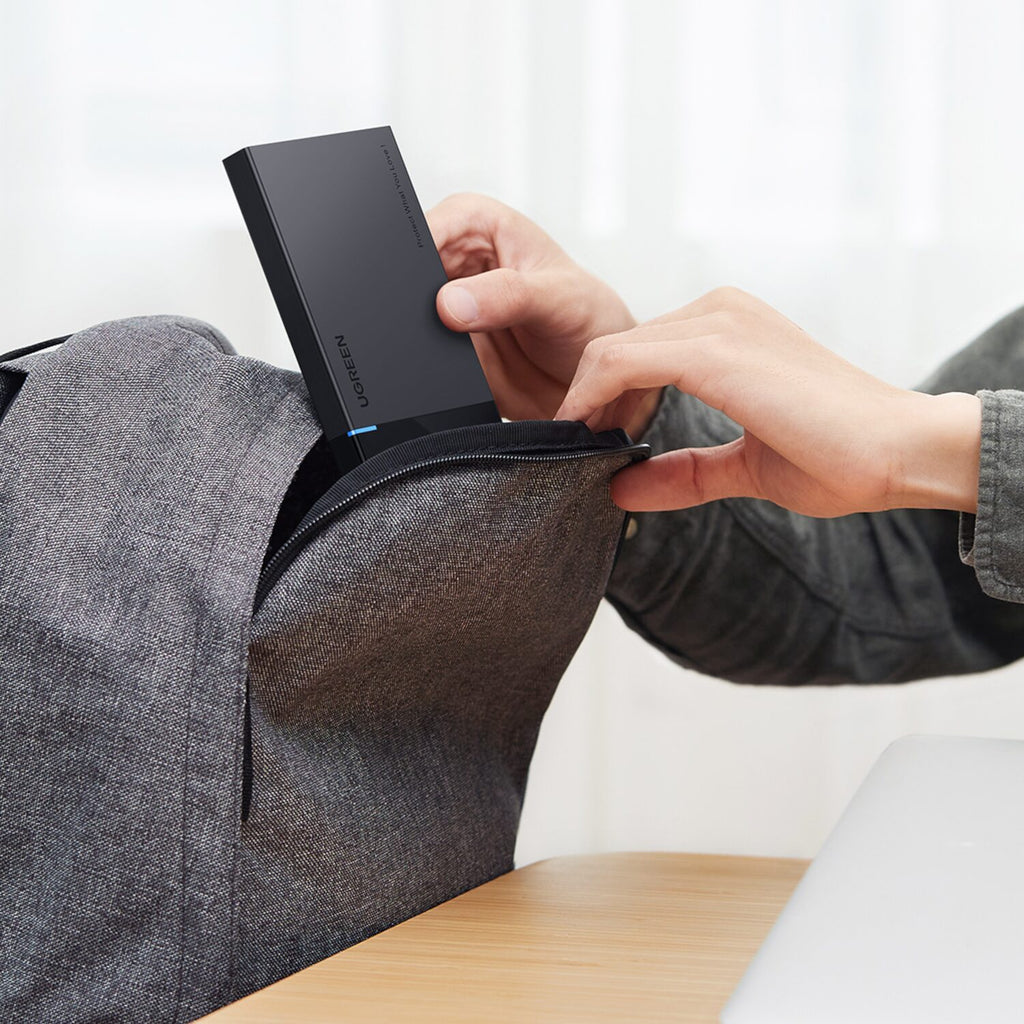 UGREEN USB 3.0 to 2.5” SATA Hard Drive Enclosure (Non-Detachable Cable) - Wolf Media Store